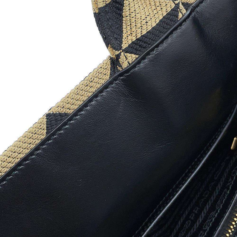 Prada Tote Bag Symbol Canvas Black - Picture 7 of 12
